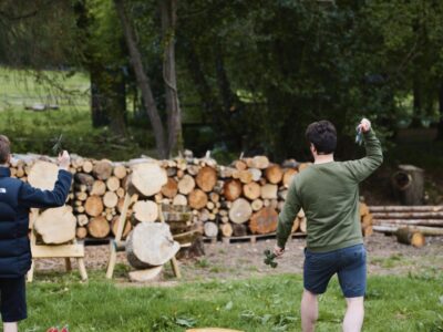 Wytch Wood Camping & Glamping | Somerset | Axe Throwing