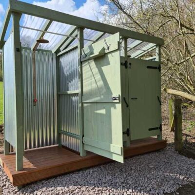 Showers at Wytch Wood Camping | Somerset