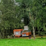 Pitch 4 Hazel Hollow| woodland campervan| Wytch Wood Camping| Somerset