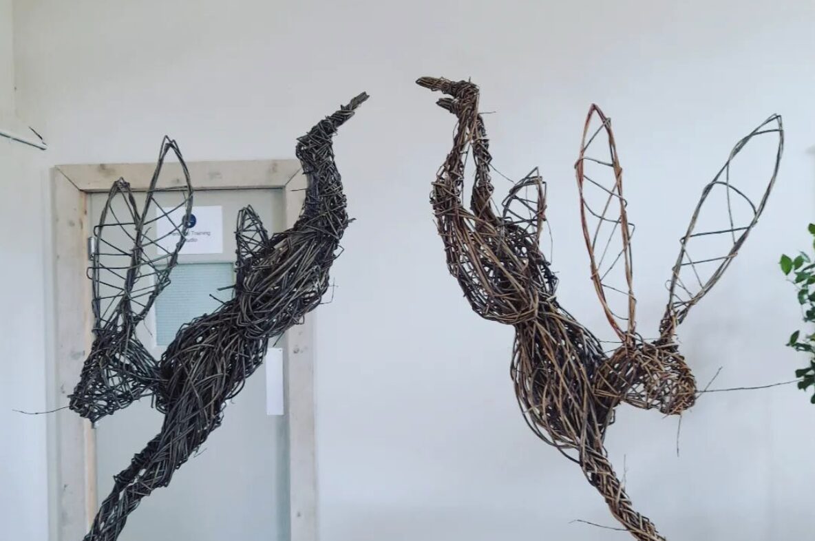 JO SADLER WILLOW Bespoke Willow Sculptures @ Wytch Wood