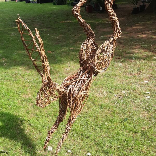 JO SADLER WILLOW Bespoke Willow Sculptures @ Wytch Wood