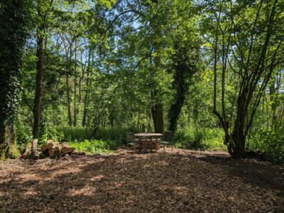 Waters Meet Camping Pitch | Wytch Wood Camping & Glamping | Somerset