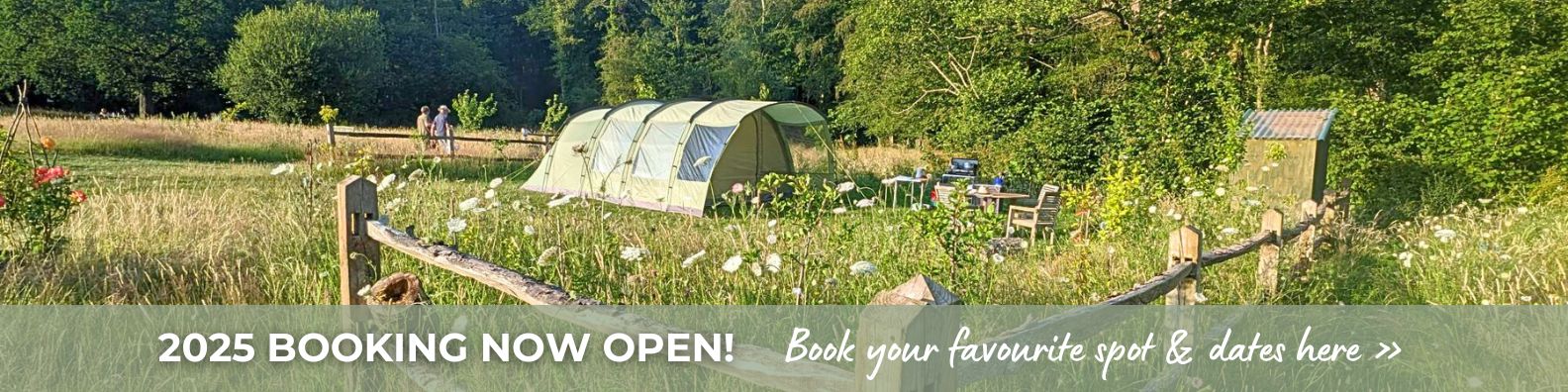 2025 camping prices | Wytch Wood Camping & Glamping | Somerset