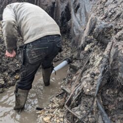 Not everything went smoothly, though—a burst pipe in the car park caused unexpected flooding at Wytch Wood