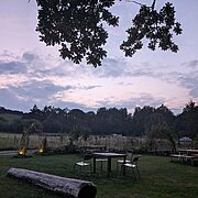 Seating Area | Wytch Wood Camping and Glamping | Somerset