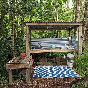 Pitch 5 - Spalted Beech | Wytch Wood Camping & Glamping | Somerset