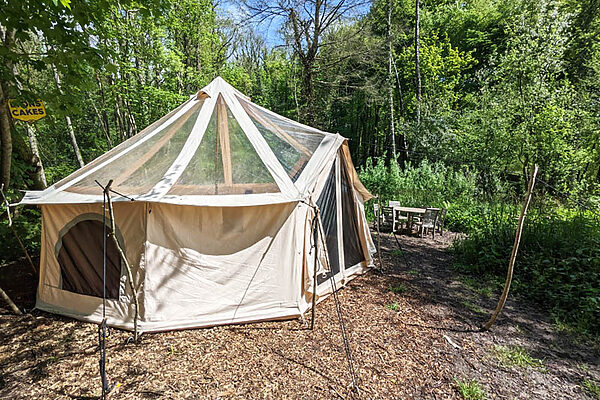 Bell tent hire | Wytch Wood Camping & Glamping