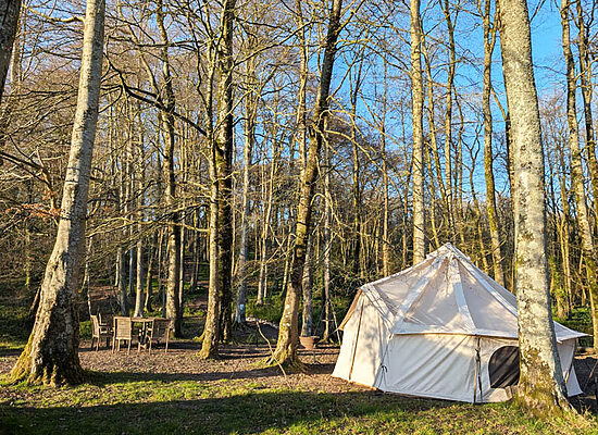 Bell tent hire | Wytch Wood Camping & Glamping