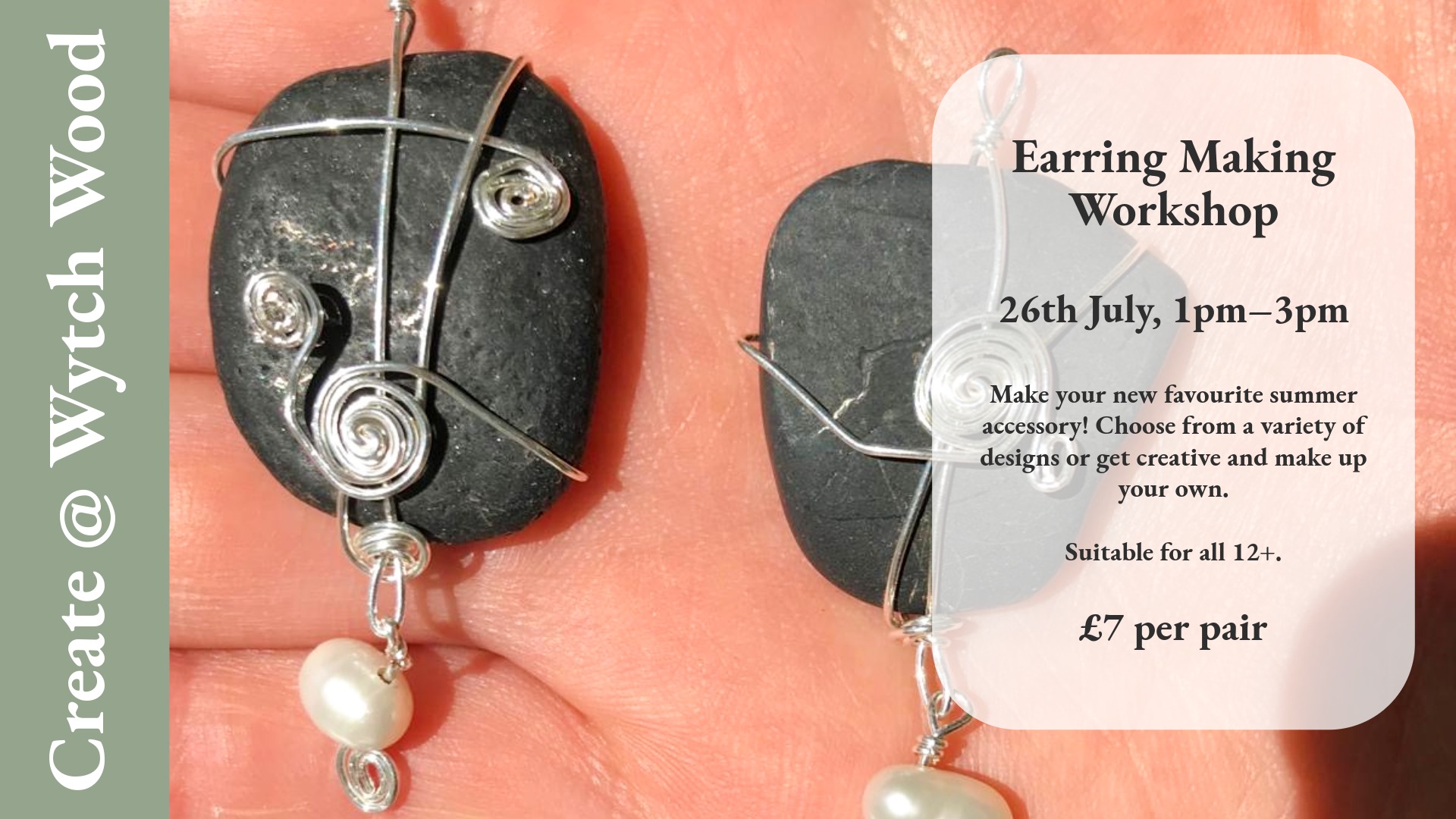 Earring Making Workshop | Wytch Wood Camping & Glamping | Somerset
