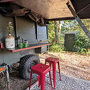 Tree Tops Woodland Rooftop Tent | Wytch Wood Camping & Glamping | Somerset