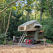 Tree Tops Woodland Rooftop Tent | Wytch Wood Camping & Glamping | Somerset