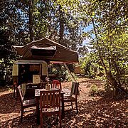 Tree Tops Land Rover Rooftop Tent | Wytch Wood Camping & Glamping | Somerset
